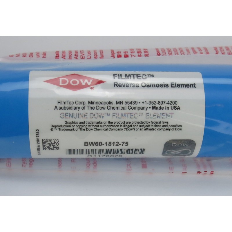 Original Filmtec Reverse Osmosis Membrane 75GPD (280 Litres per Day)