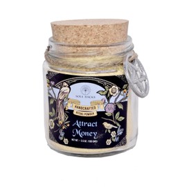 Soul Sticks Ritual Powders Made with Natural Herbs, Roots, Flowers, and Essential Oils for Spells Wiccan Pagan Witchcraft (Attract Money)