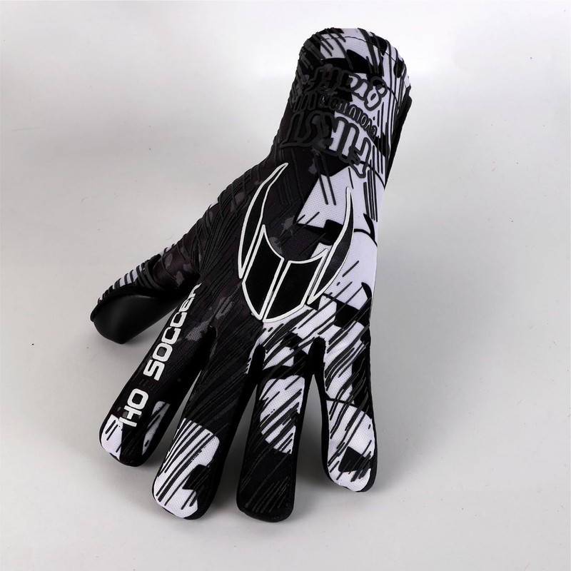 HO Soccer First Evolution III NG Graffiti Black Goalkeeper Gloves,