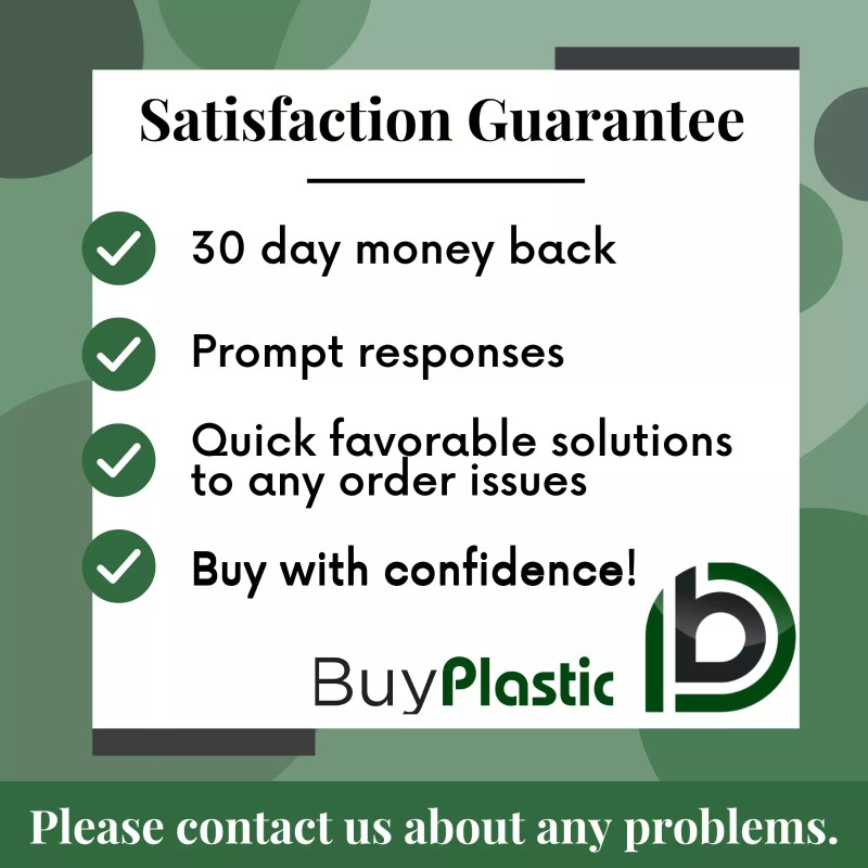 BuyPlastic Natural White HDPE Plastic Sheet 1/4" x 6" x