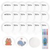 RAFIYU Pack of 20 Buttons DIY Without Button Machine, 58