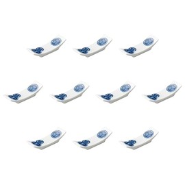 10個セット 紋平型箸置 [ 7.7×2.2㎝ ] | 箸置 セトモノホンポ(Setomonohonpo)