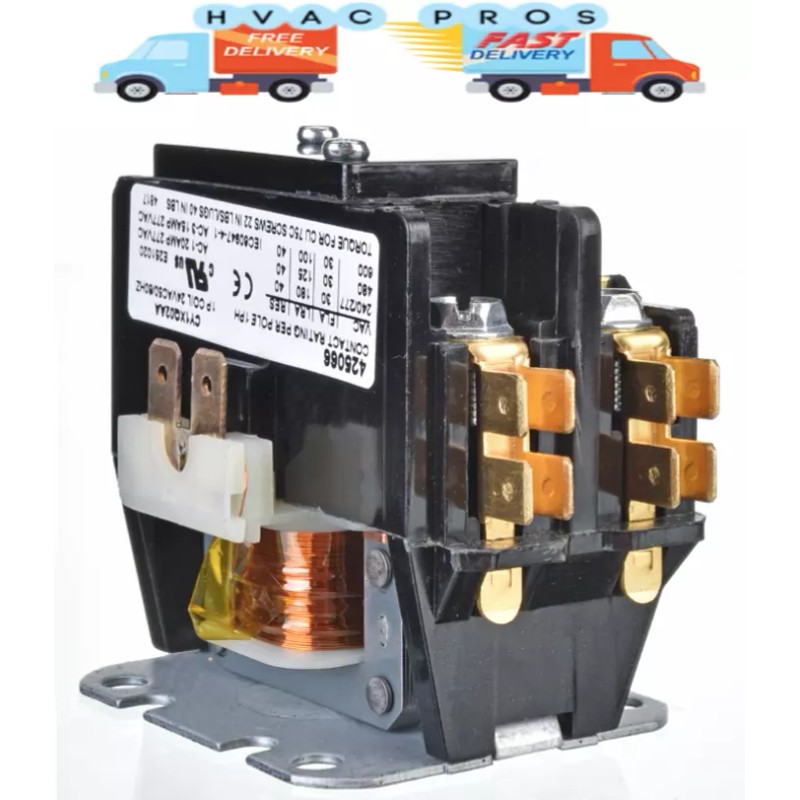 Rheem York Coleman Luxaire Contactor Relay 1Pole 30 Amp 024-19111-000