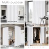 Jilron Room Divider Curtain Ceiling Curtain Track Set for Blackout