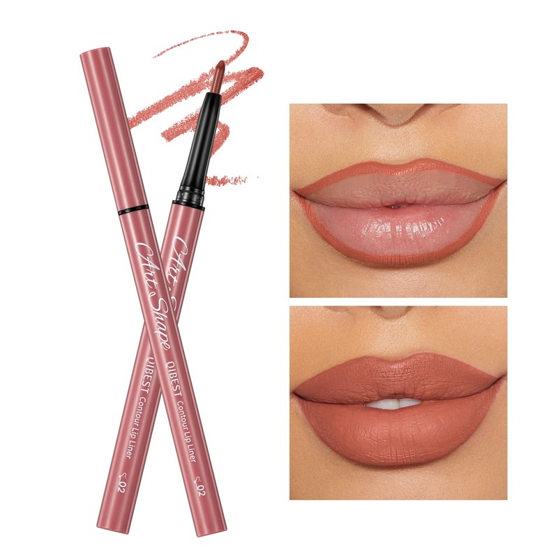12PCS Matte Lip Liners Pencil Set, Nude Lip Contour Lipliner,