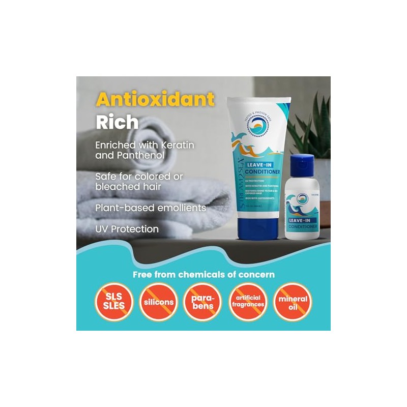 Stream2Sea Sulfate Free Leave-In Hair Conditioner with Sun Protection