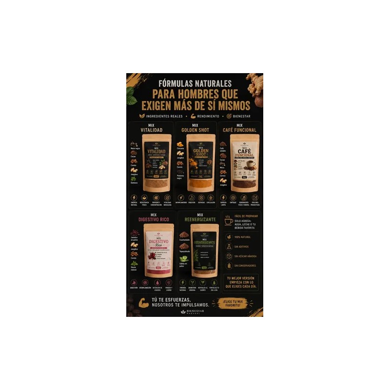 Mix Vitalidad Hombre Maca Negra