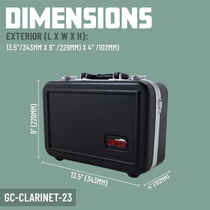 Gator Cases Andante Series Molded ABS Hardshell Case for Bb