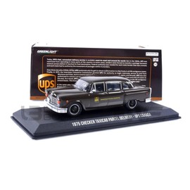 Greenlight 86196 Checker Taxicab 1975 Parcel Delivery - United Parcel Service UPS Canada Ltd 1:43 Scale