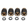 4Pcs Garden Hose Quick Connector Brass High Hardness Durable No