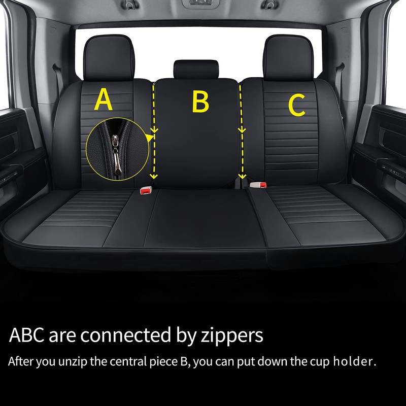LUCKYMAN CLUB X02-BHX Rear-only Seat Covers for Selected 2011-2025 2026
