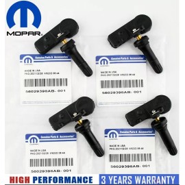 OEM Brand-New 4PCS Tire Pressure Sensor TPMS OE 56029398AB Dodge Chrysler Jeep RAM