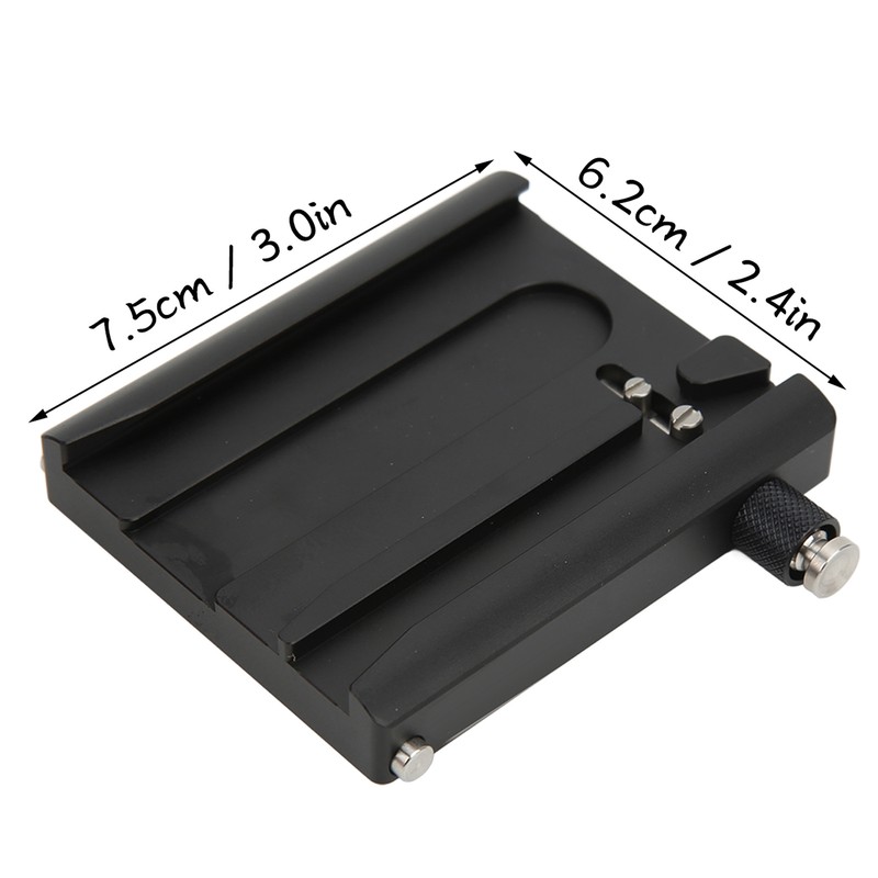 Camera Quick Release Base Plate Aluminum Alloy Quick Release Baseplate