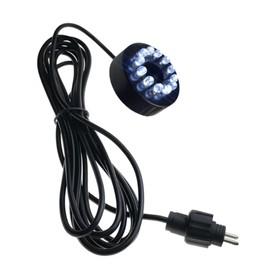 SGSLT Replacement 12V Underwater 12-LED Lights Ring Submersible Fountain Pond Underwater Lights (White)