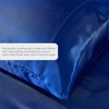 Pure Bedding Satin Sheets Twin [3-Piece, Navy] Hotel Luxury Silky