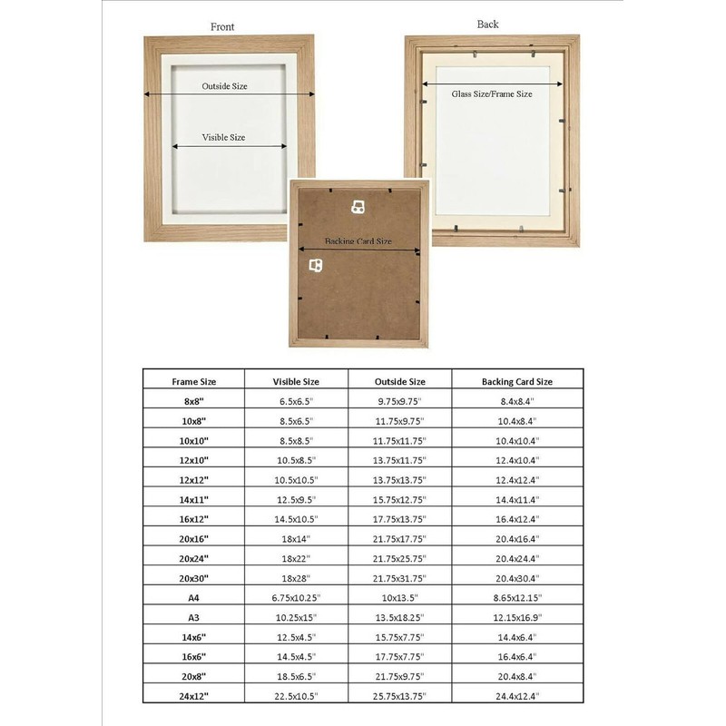 Boldon Framing White 3D Shadow Deep Box Photo Frame for