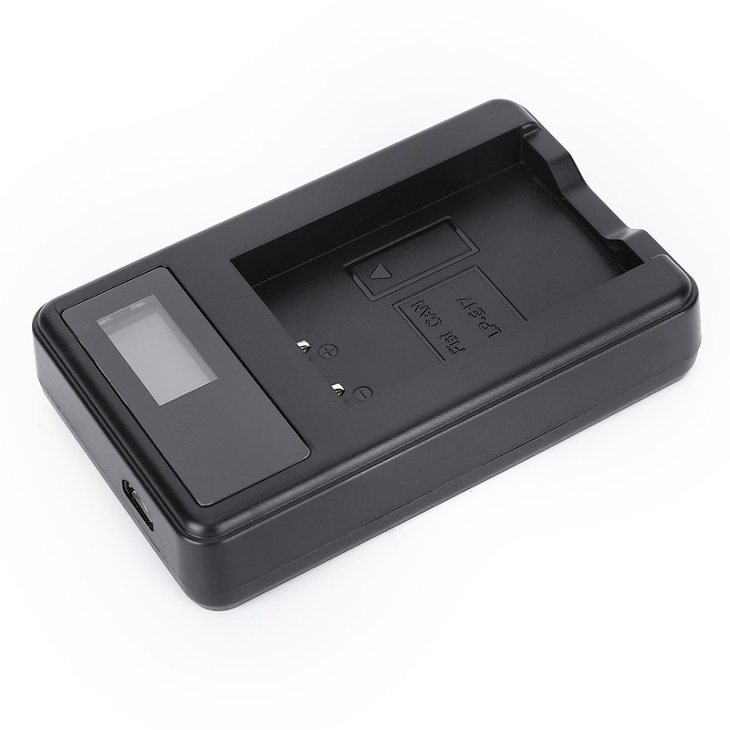 SEIVI Camera Battery Single Charger with LCD Display USB Intelligent