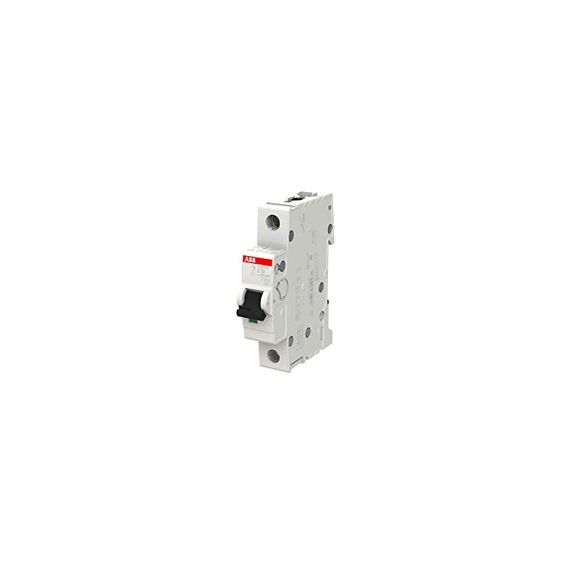 ABB S201M-C32 Miniature Circuit Breaker, 1 Pole, Type C, 10kA/15kA