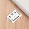 HEMOTON 100pcs Wall Buckle Interlocking Hanging Bracket Couch Clips Wall