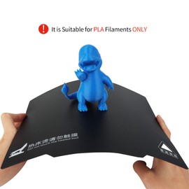 IdeaFormer Magnetic Printing Plate 235 x 235 mm, 3D Printer Premium Flexible Magnetic Print Bed Printing Plate for Ender 3, Ender 3 v2, Ender 5 Pro, Aquila C2