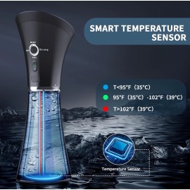 HeaDot Ear Wax Removal with Smart Water Temperature, Water Powered Ear Cleaner w