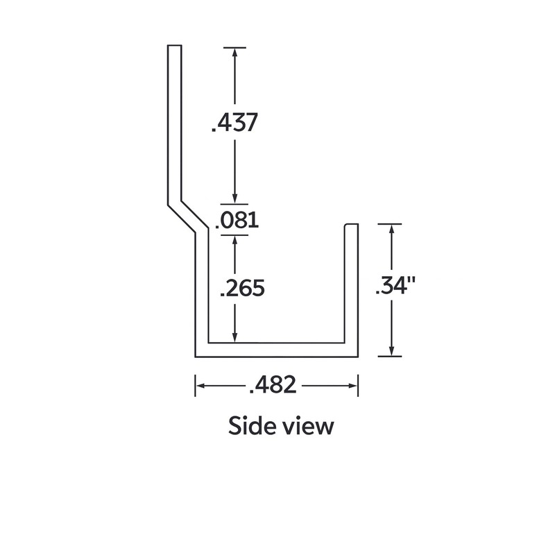 File Bar Factory Metal Shelf Clips Set of 4