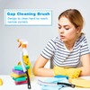 EDATOFLY Pack of 3 Gap Cleaning Brush, Hard Bristle Corner