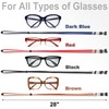 SIGONNA Eyeglasses Holder Strap Cord - PREMIUM ECO LEATHER Eyeglasses