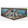 Boy Scout OA 617 Chi-Hoota-Wei Lodge Brown Border Flap