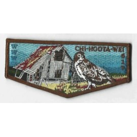 Boy Scout OA 617 Chi-Hoota-Wei Lodge Brown Border Flap