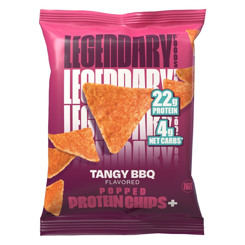 Legendary Foods Tangy BBQ Protein Chips – Popped Tortilla Style