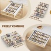 PanPanPal Spice Drawer Organizer, 8 Pack Clear Seasoning Organizer Rack,