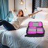TravelWise Luggage, Pink, 1 Small, 2 Medium, 2 Large, Luggage