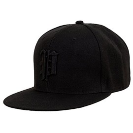4sold Kids Snapback Hat with Raised 3D Black Embroidery Letter Baseball Cap Hip-Hop Cap Hat Headwear (P)