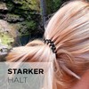 Reskthetic - High Quality Spiral Hair Scrunchie (Transparent), Gentle on