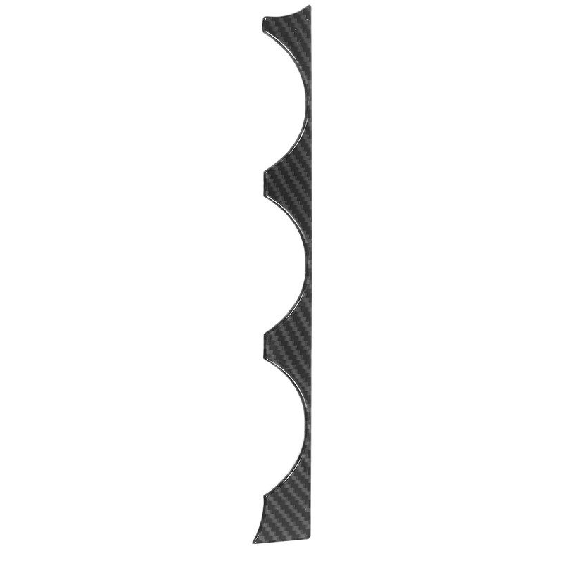 Car Air Conditioning Knob Panel Frame Trim Carbon Pattern Smooth