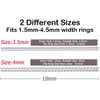 Invisible Ring Size Adjuster 2 Sizes of 12 Packs, Silicone