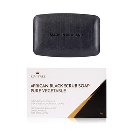 Revitale African Black Natural Oat Scrub Soap - Pure Vegetables