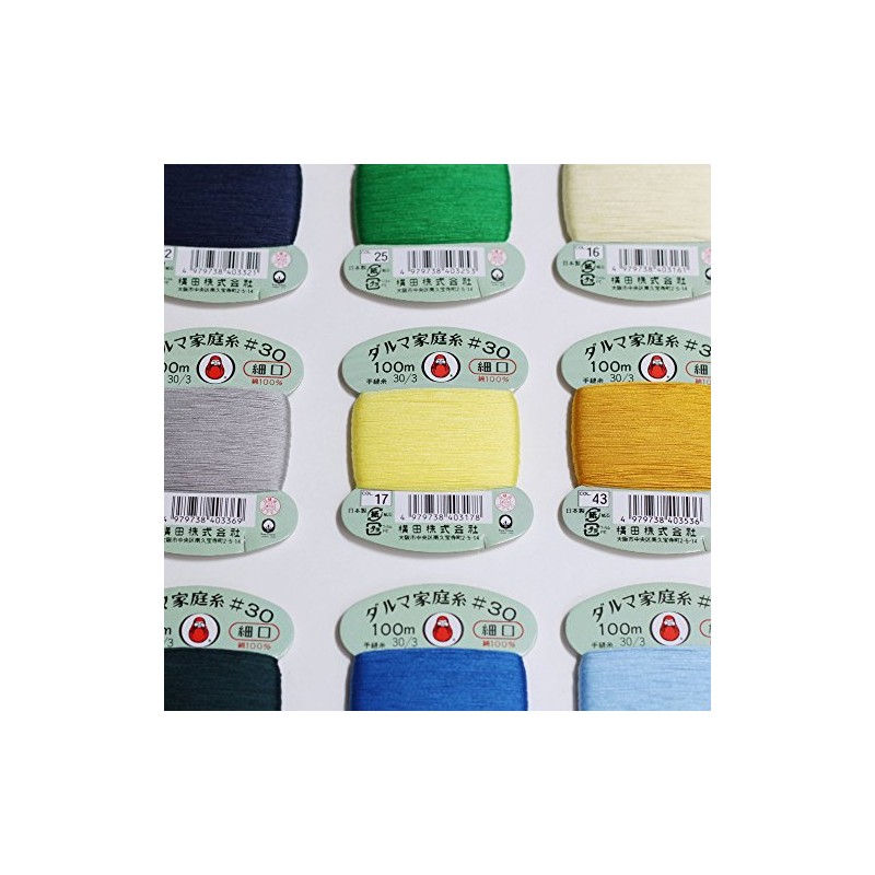 Yokota Daruma Household Thread Hand Sewing Thread #30 Fine 100m