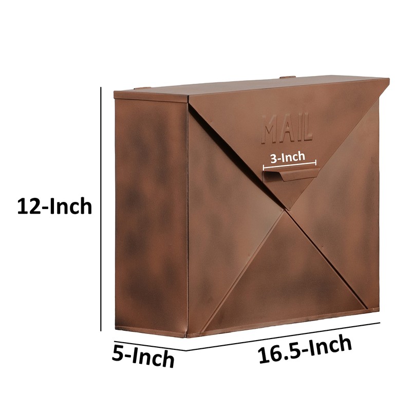 Imax Tauba Mail Box in Copper