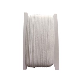Flat Rubber for Masks, Width 0.16 inches (4 mm), Length 98.4 ft (30 m), Handmade Mask Rubber Cord, White, Elastic Cord, DIY, Sewing and Crafts