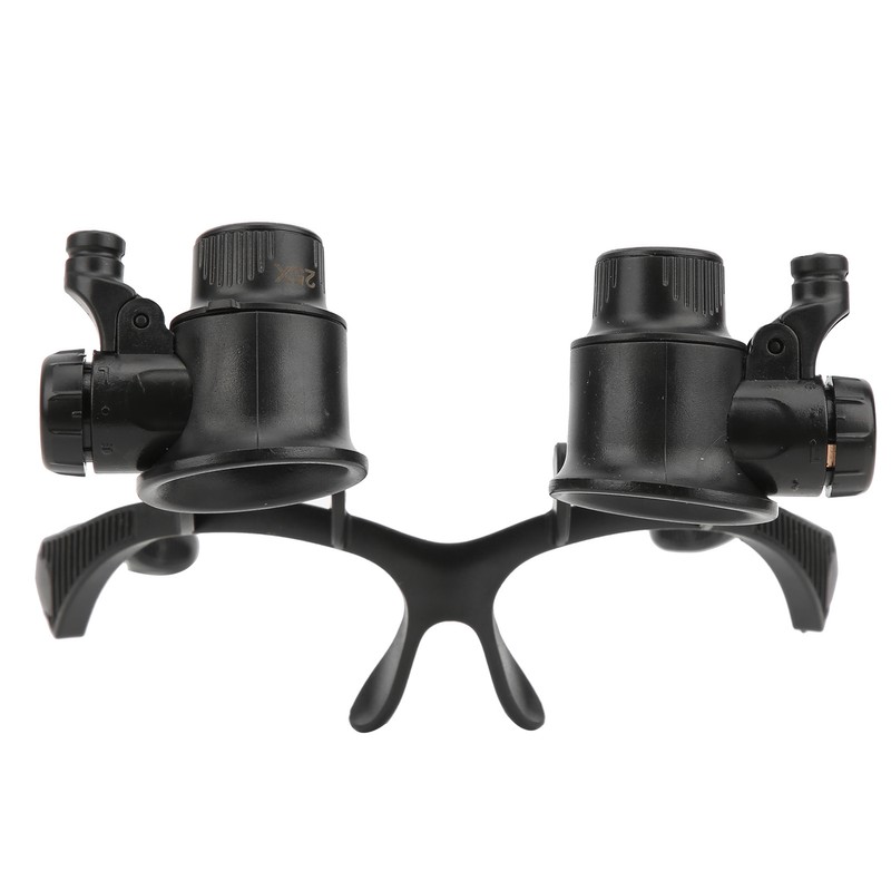 Jewelry Magnifying Glass with 2 LED Light 8 Interchangeable Lens