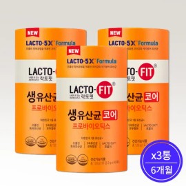 Lactopit raw lactic acid bacteria core 2g 60 packets 3 cans of delicious family lactic acid bacteria 6 months supply lactic acid group / 락토핏 생유산균 코어 2g 60포 맛있는 가족 유산균 3통 6개월분 유산군