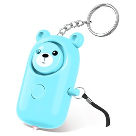Security Buzzer, Security Alarm, 130 dB, With LED Light, Portable, Convenient, For School, Commute, Elementary School Students, Boys, Girls, Elderly, Unisex, Loud Alarm, Molester Prevention,