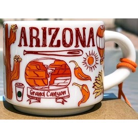Starbucks NEW Been There Series Arizona Ceramic Coffee Demitasse Esspresso Ornament 2oz
