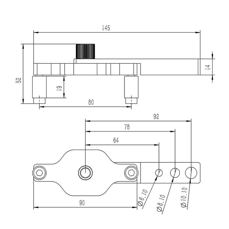 3 in 1 Drilling Locator Puncher Tool Self-Centering Doweling Jig