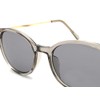 SPEED ADDICT CLEAR WELLINGTON SUNGLASS, CLEAR GRAY/GOLD x LIGHT SMOKE