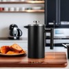 MaxMiuly Cafetiere 4 Cup Stainless Steel French Press Double Walled