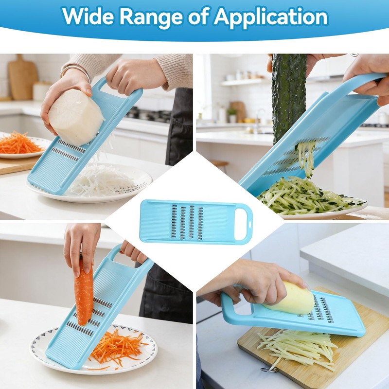 Mandoline Slicer for Kitchen, Korean Carrot Grater Vegetable Slicer Julienne