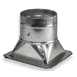 HVAC Premium Duct Round Take Off Galvanized Steel | Side Take Off Duct | 5" Stick on Side Take Off | Compatible with Duct 5"
